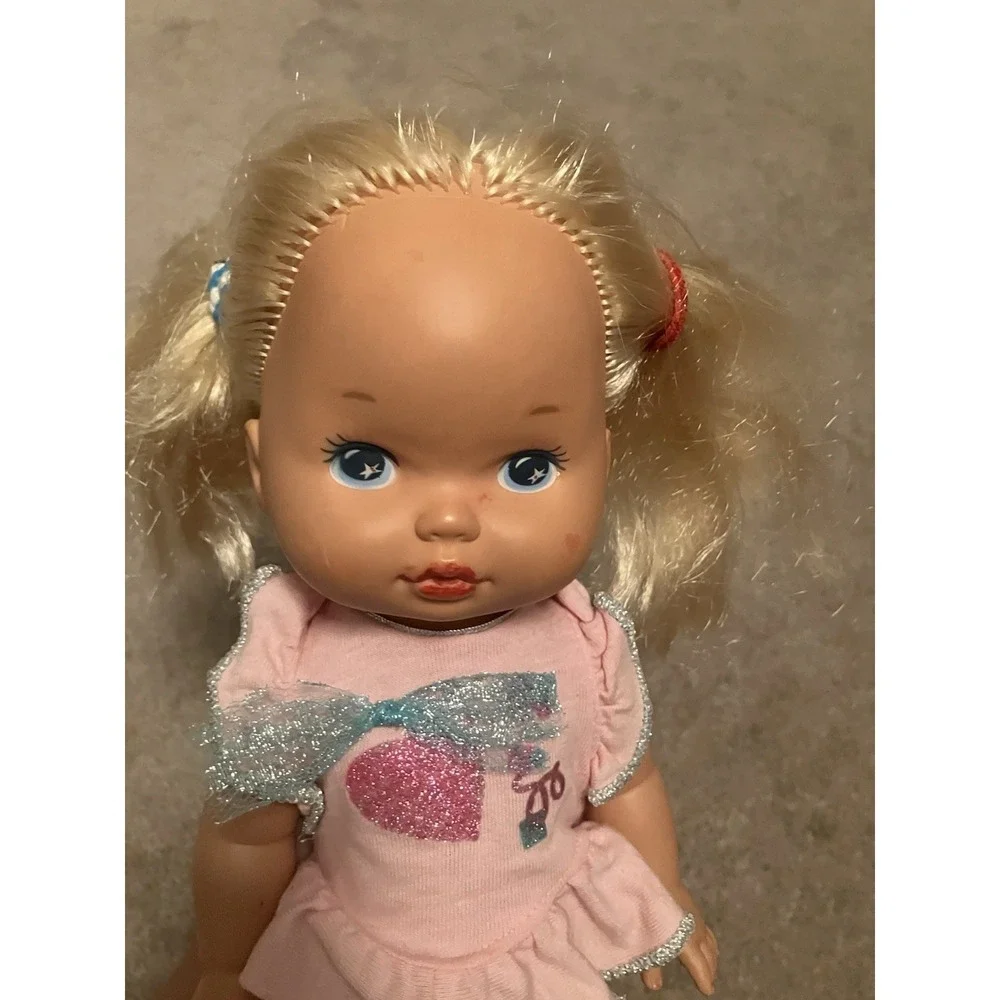Lot Of (3) Mattel PJ Sparkles Doll Vtg 1988 Light Up Lil Miss Makeup Doll Etc